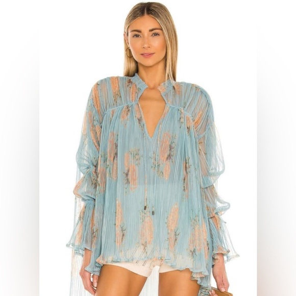 Free People Tops - New Dahlia Festival Tunic in Dark Combo Free People size S sold out everywhere